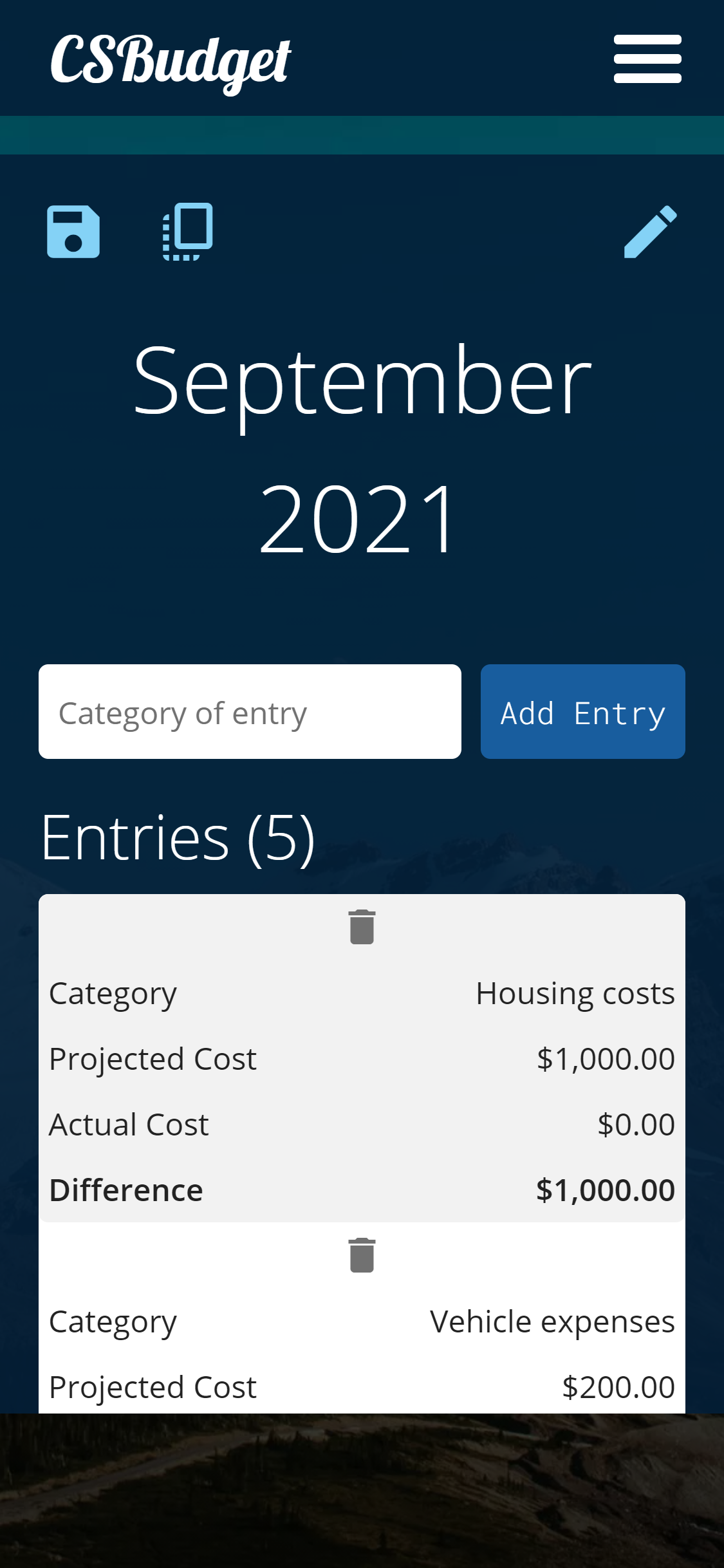 GitHub - christopherstraub/csbudget: Online budgeting application built