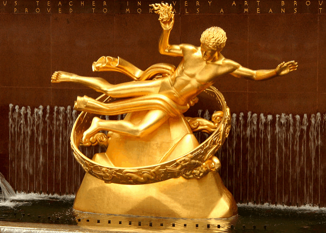 Prometheus Statue