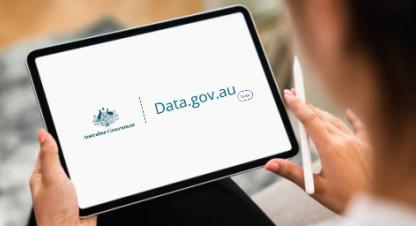 Australian city skyline and data photo