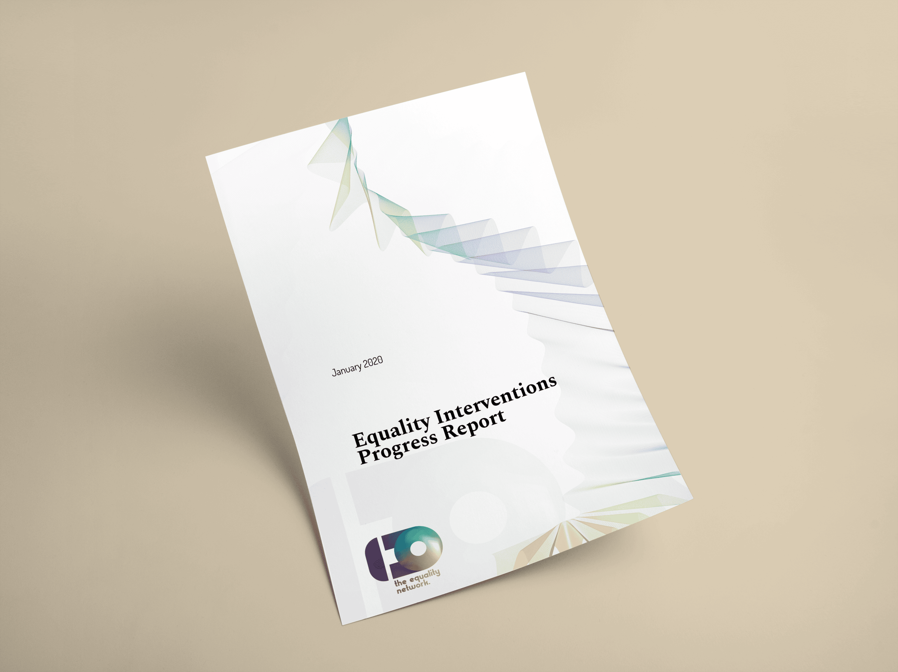 Branded report cover