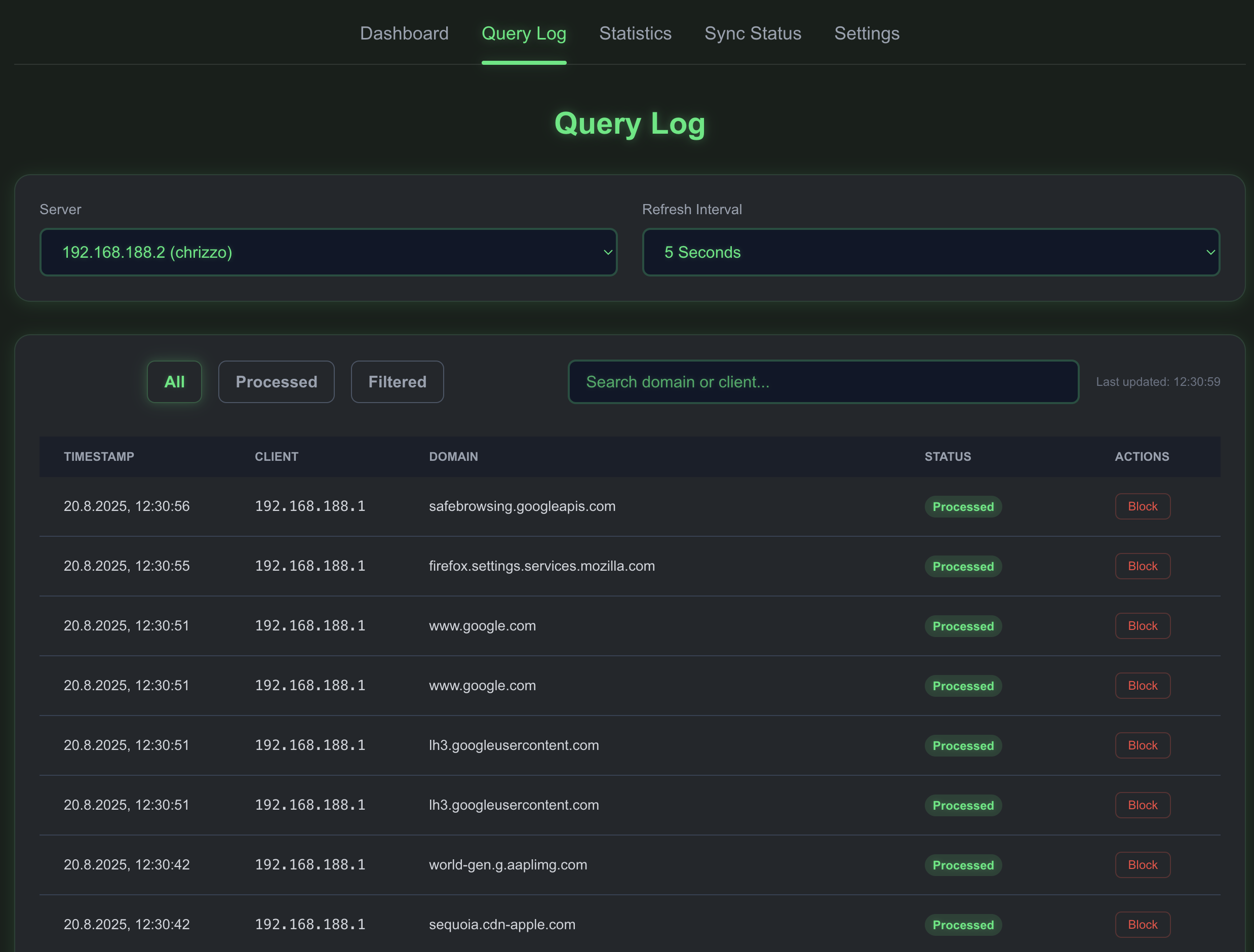 Query Log