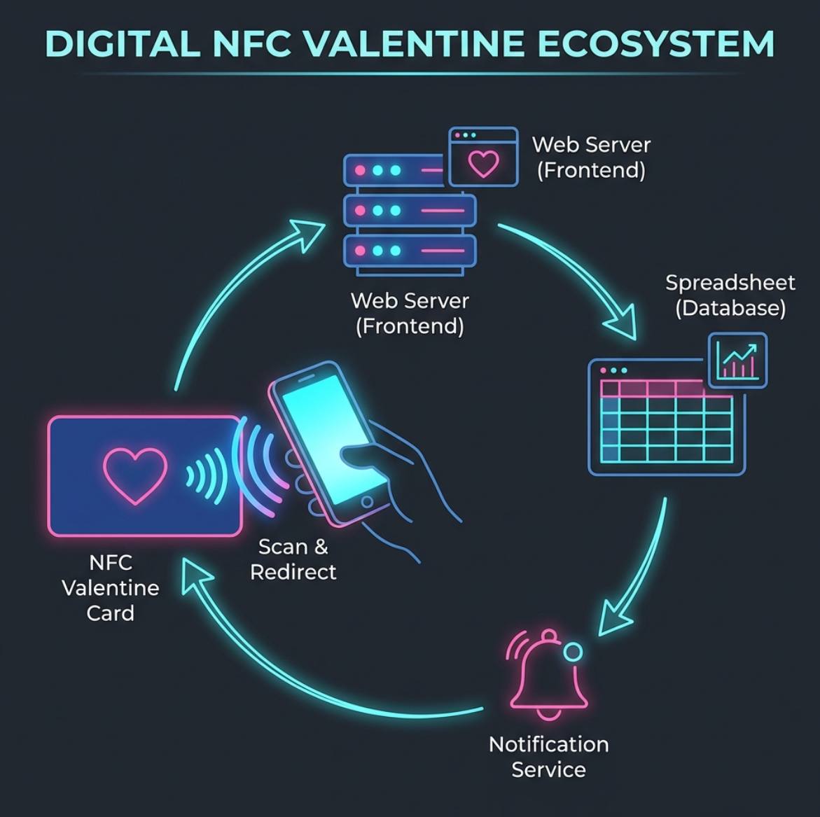 Digital NFC Valentine Ecosystem