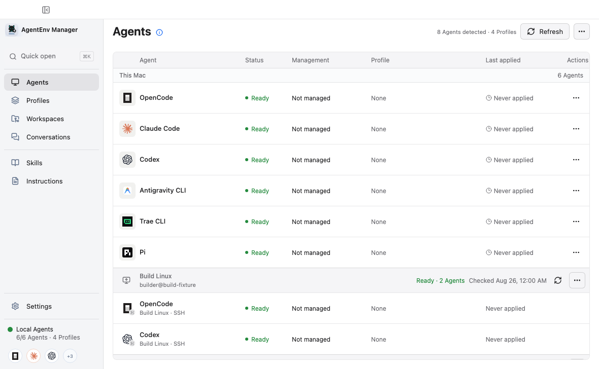 Agents overview
