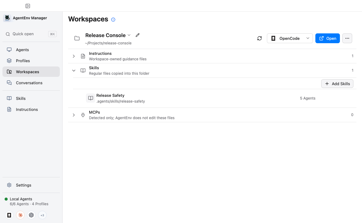 Workspace resources