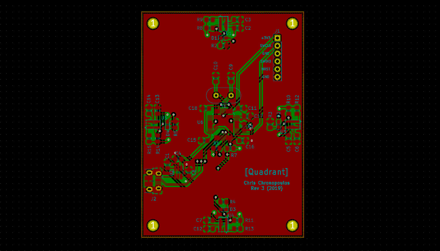 Quadrant board, from the project README