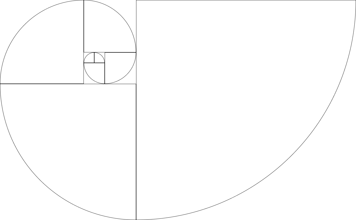 golden spiral example