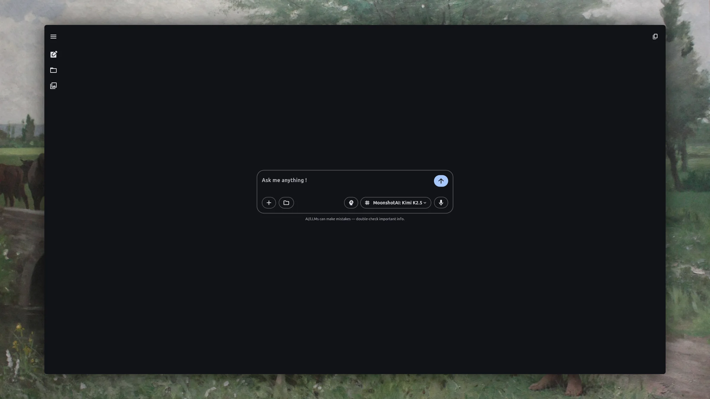 Chuk Chat interface