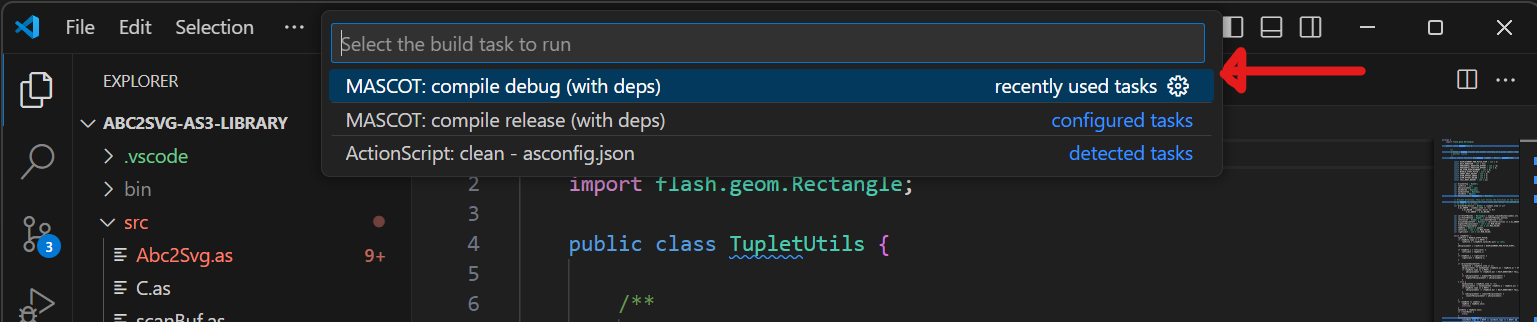 MASCOT - build tasks