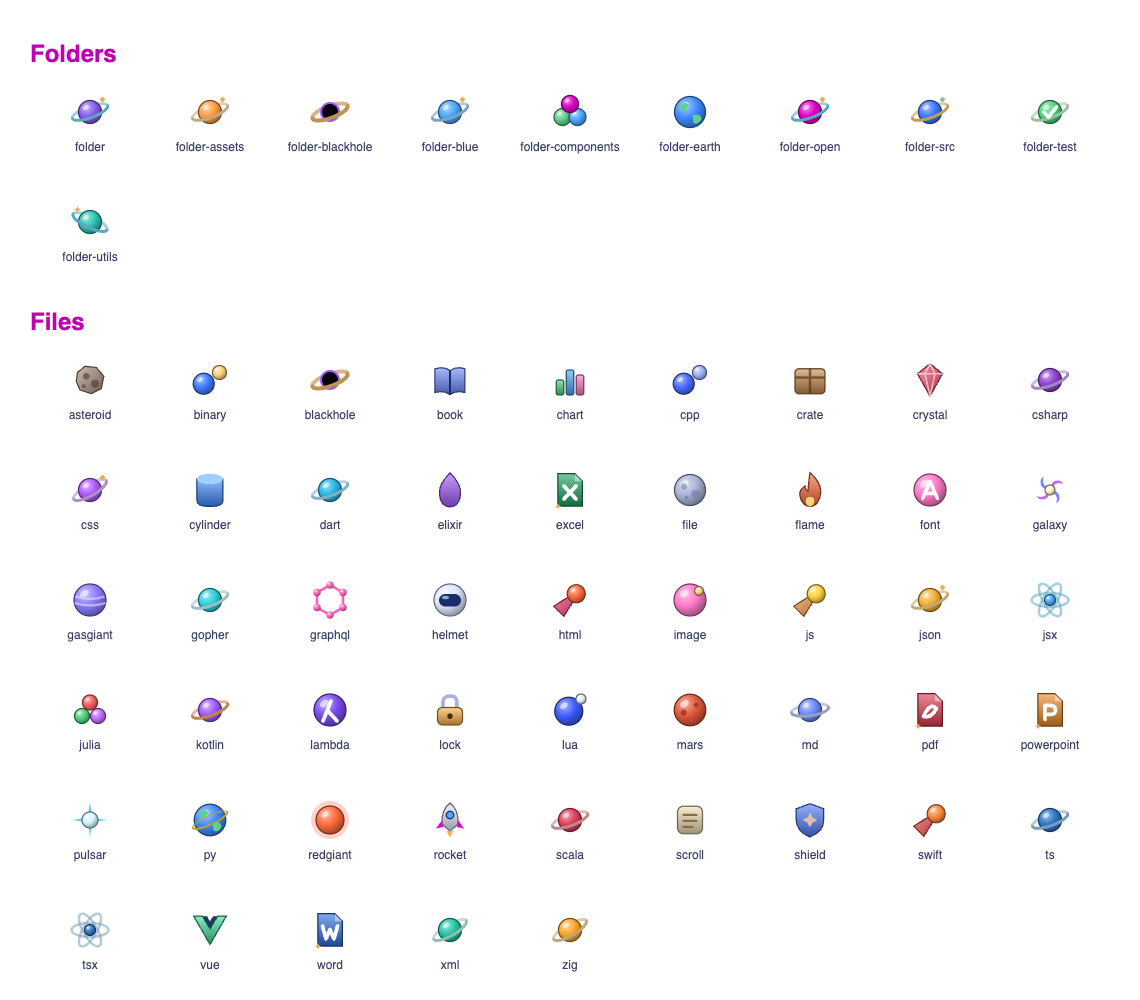 All Nebula Dawn icons