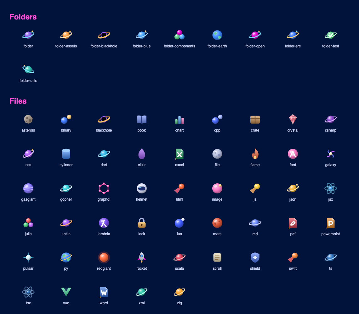 All Nebula Dusk icons
