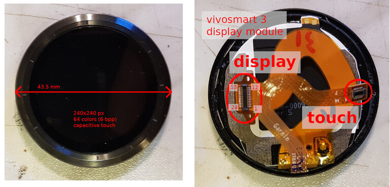 Vivosmart 3 display