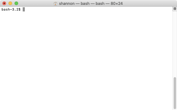 Default Terminal.app Shell
