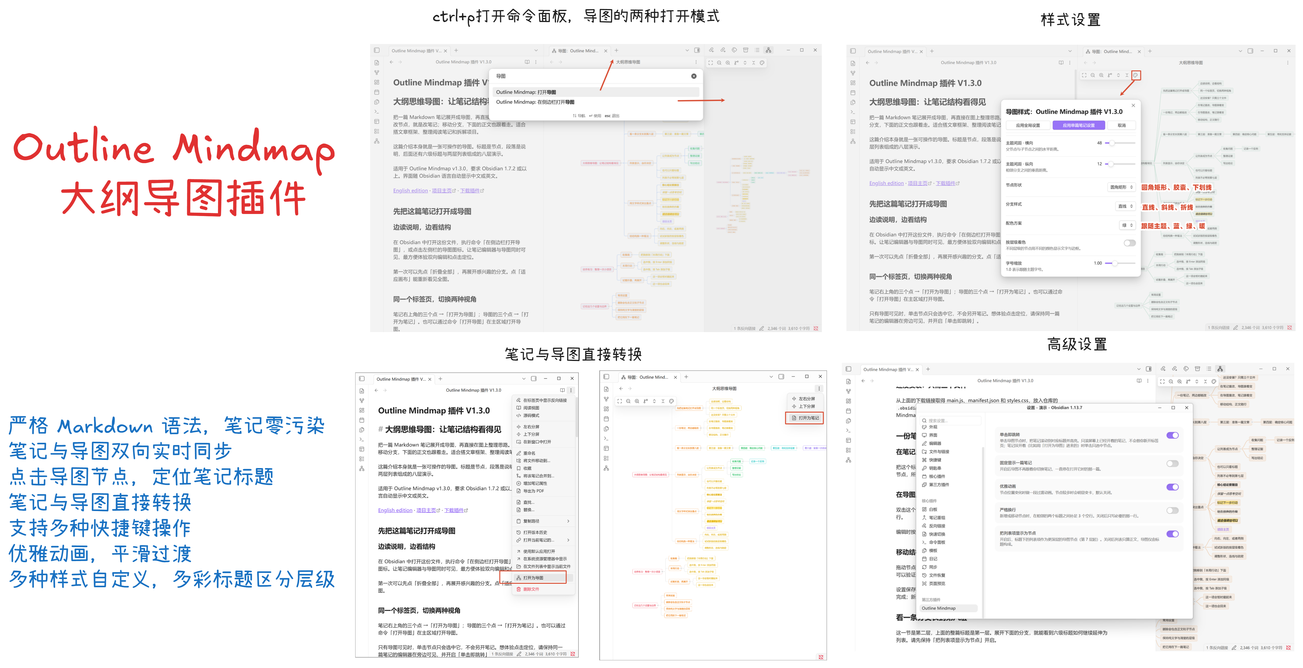 Outline Mindmap demo
