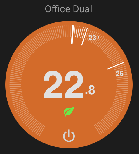 Thermostat Dark Card