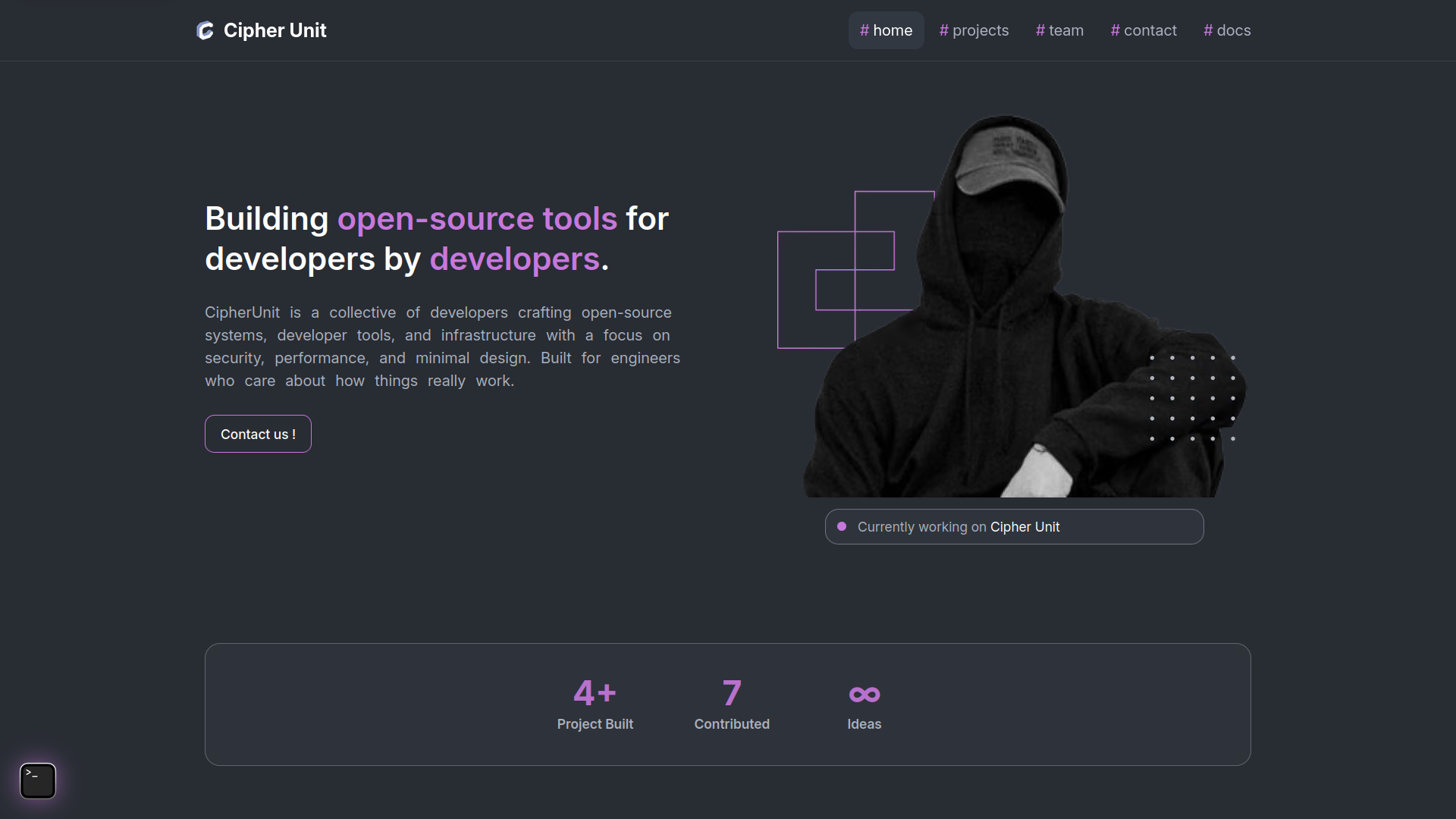 CipherPortfolio preview