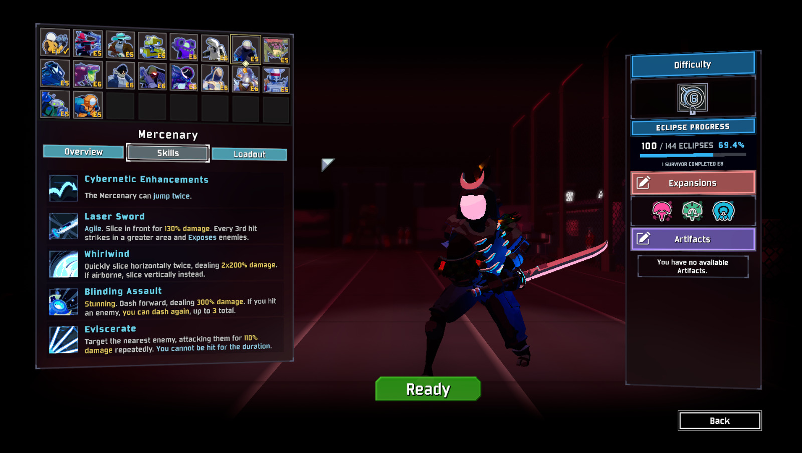 Eclipse progression shown in the Eclipse lobby