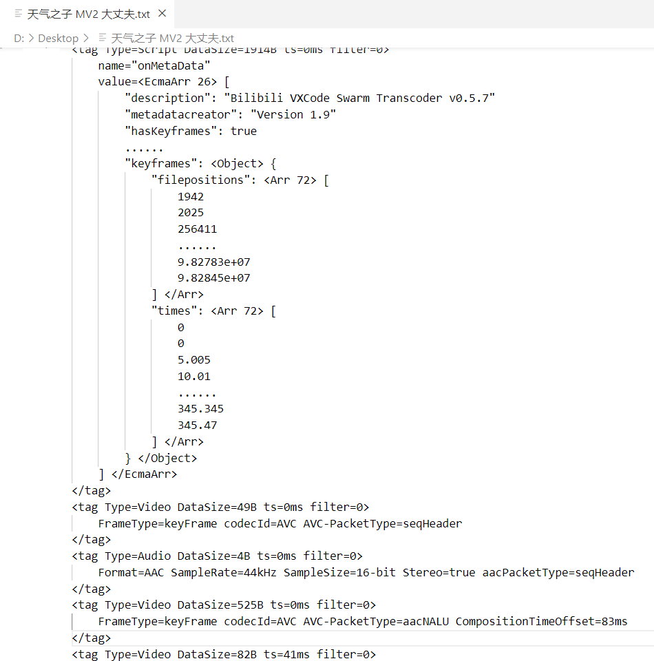 FLV Parse Result: Normal