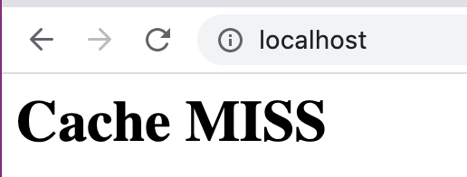 Browser Cache MISS
