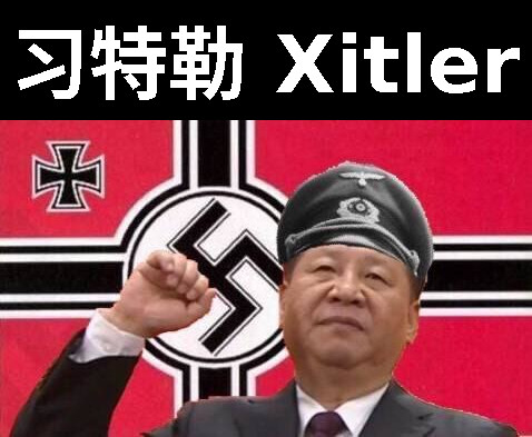 Xi Nazi war flag