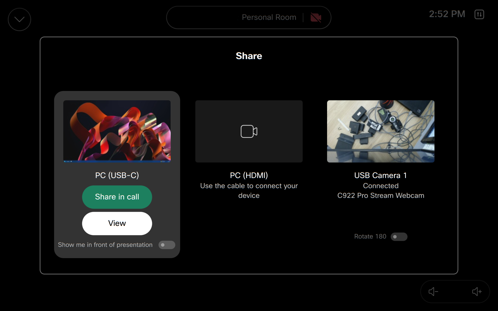 RoomOS for Collab Devices