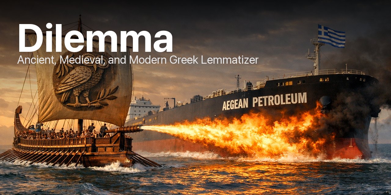 Dilemma Greek lemmatizer