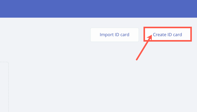 Select Create ID card.