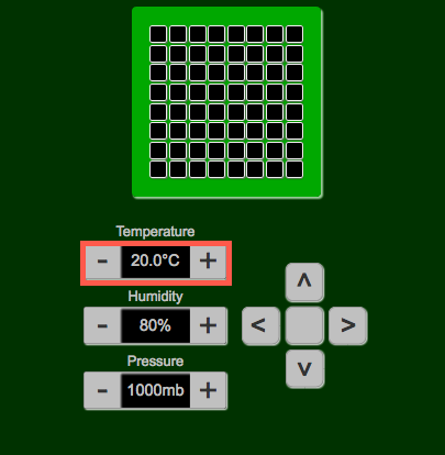 Adjust the sensor temperature.