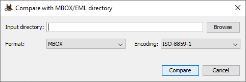 Compare export directory dialog