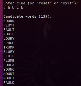 GitHub - cjporteo/wordle-solver: Simple CLI utility to help you solve ...