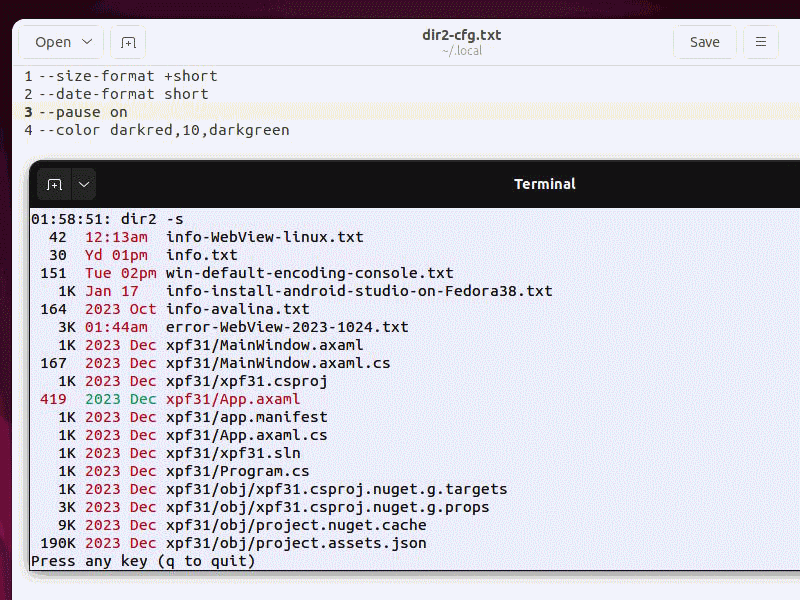 Config File