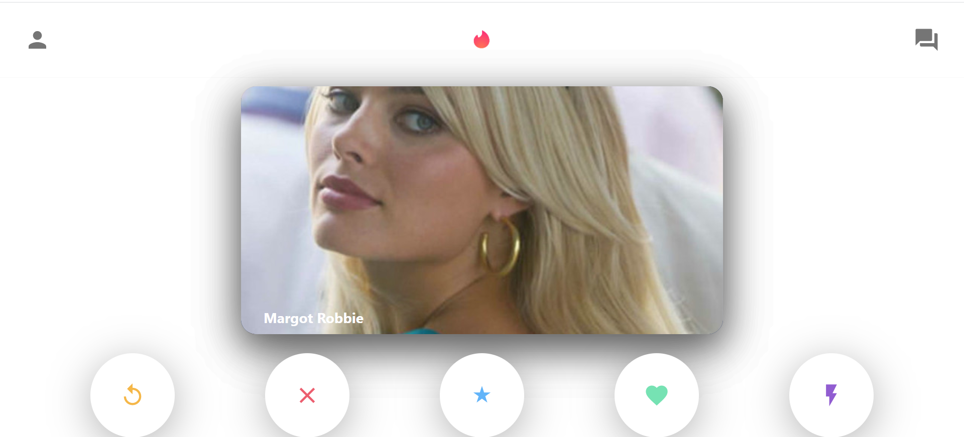 Margot Robbie in tinder