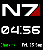 NR7 Pebble Time color screenshot showing charging in progress