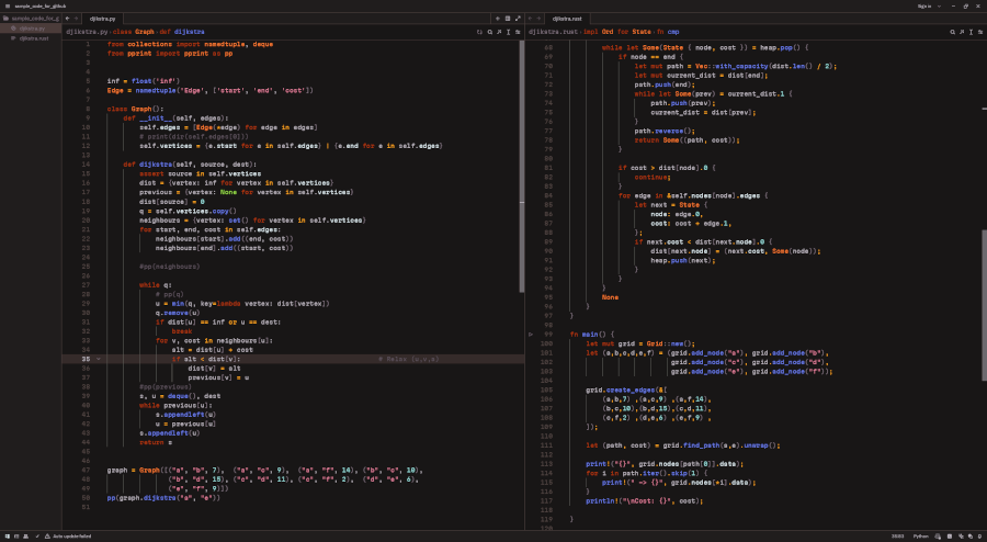 Python and Rust