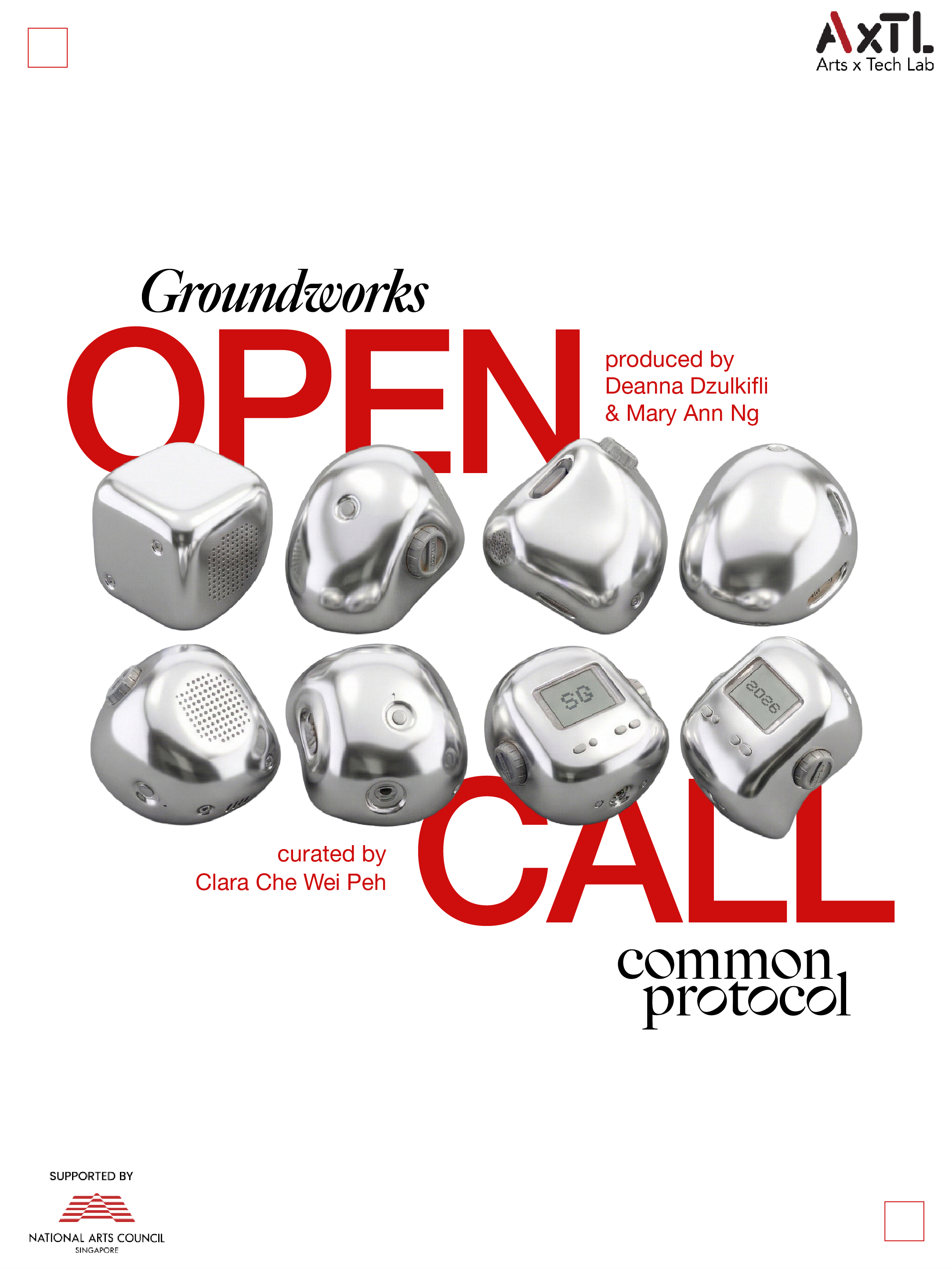 Groundworks — Open Call Poster