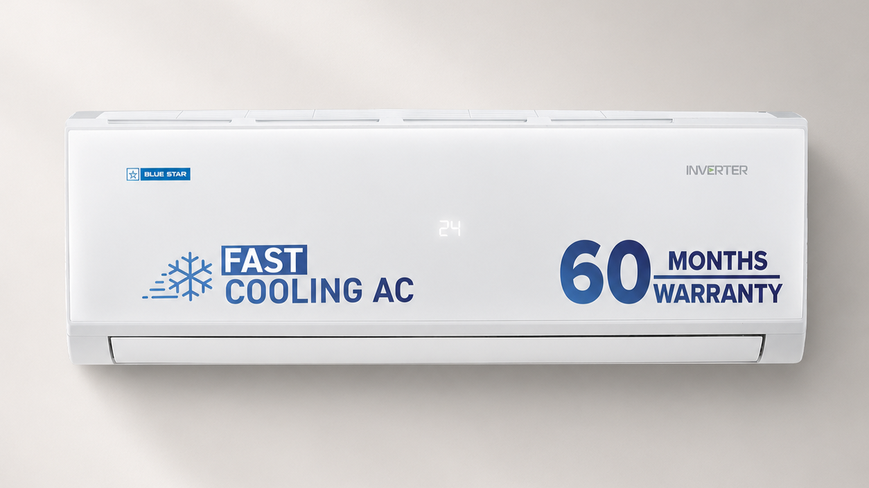 Blue Star 1 Ton 3 Star Inverter Split AC