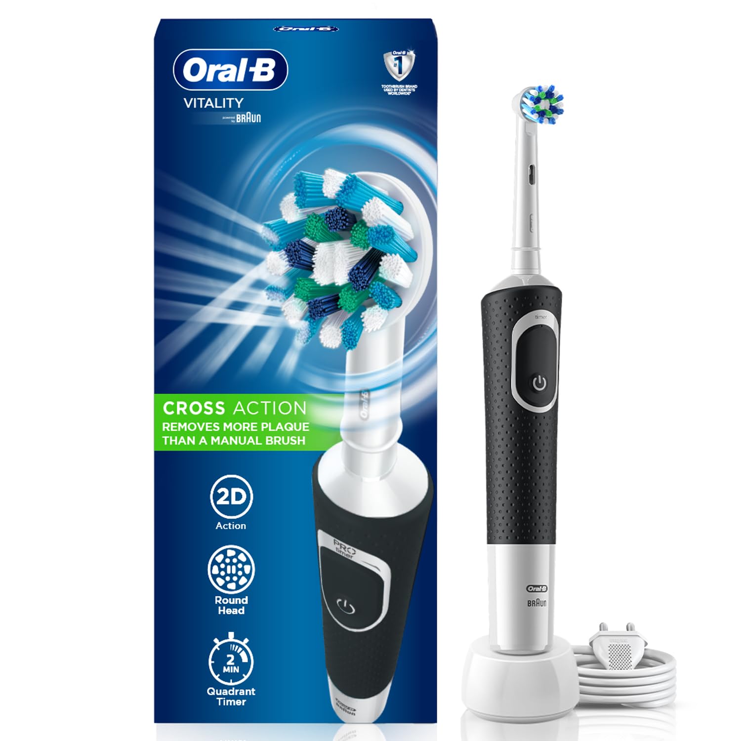 Oral-B Cross Action AA Battery Electric Toothbrush
