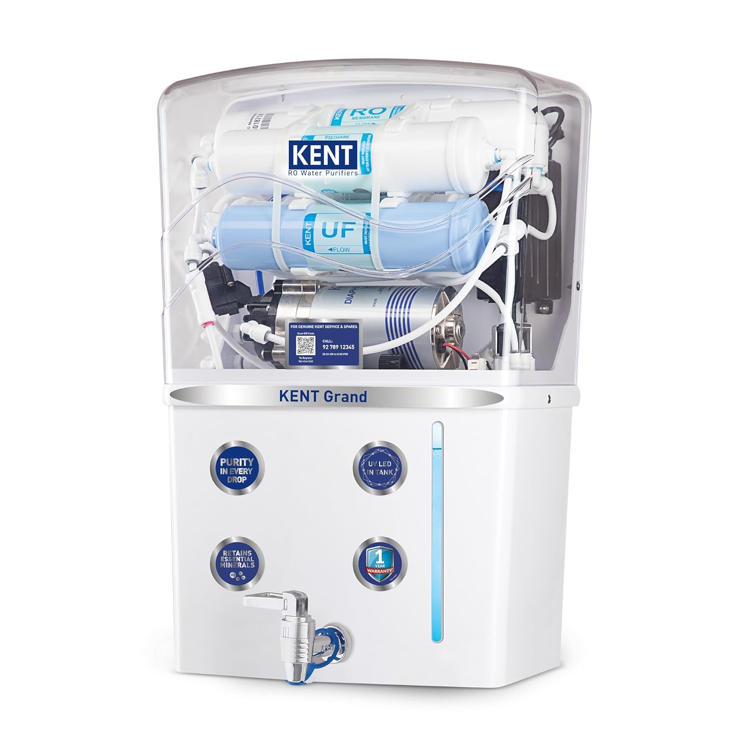 Kent Grand RO+UF+UV LED+TDS