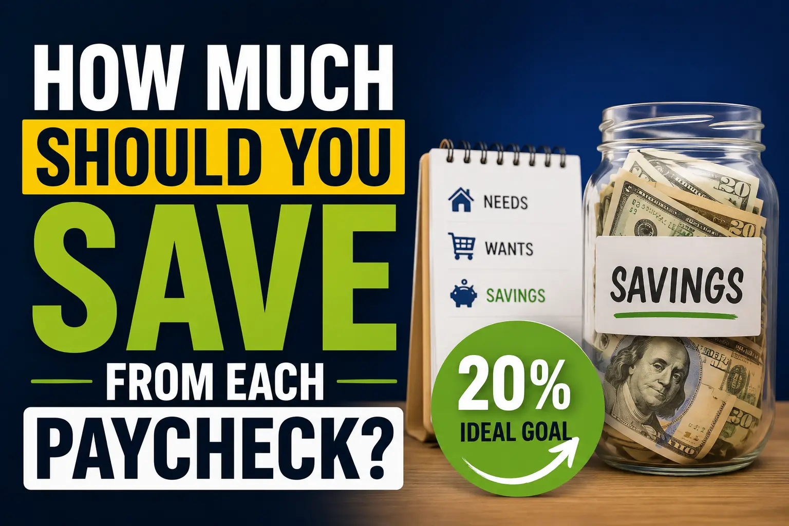 How Much Should You Save From Each Paycheck?