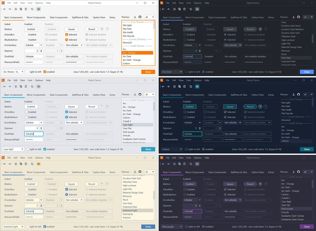 IntelliJ Platform Themes