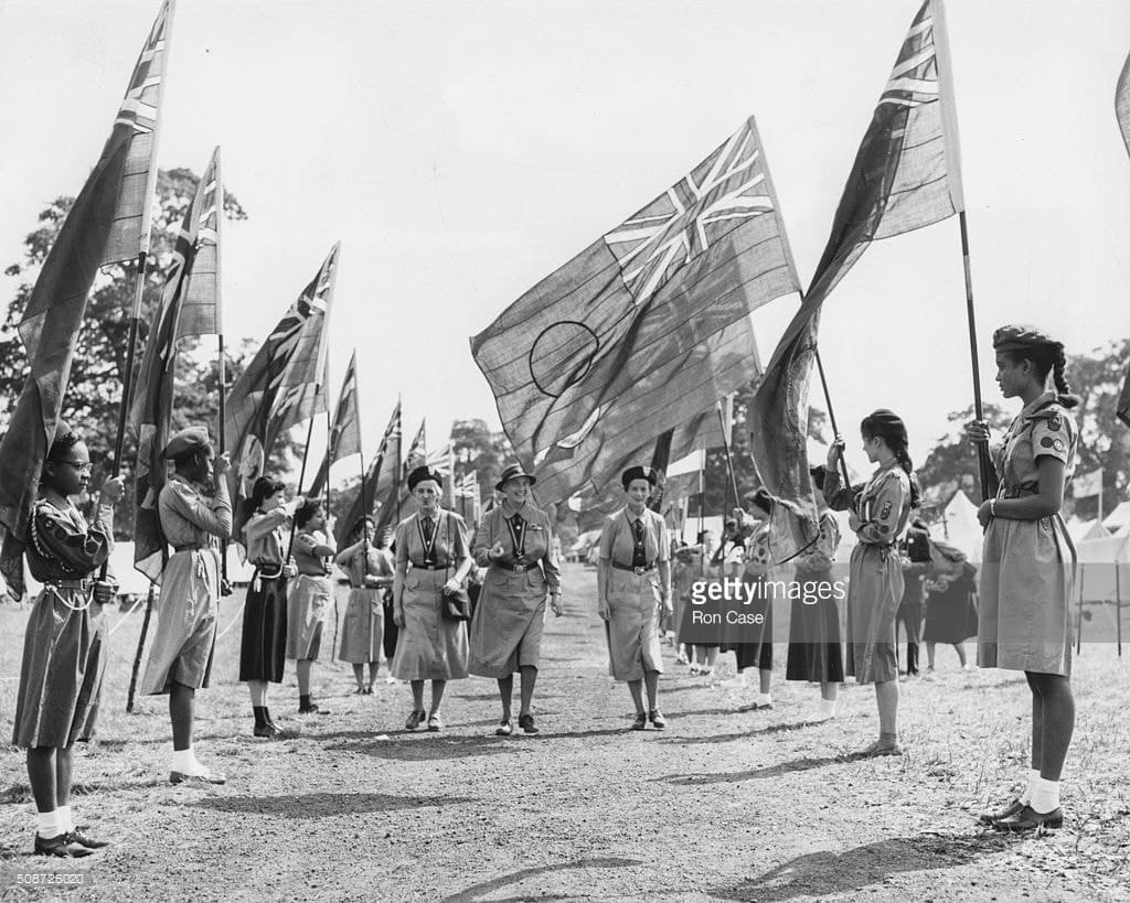Olave Baden-Powell en el Jamboree