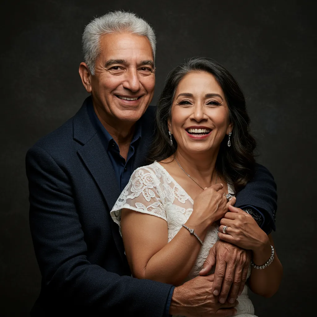 Foto de los padres del novio