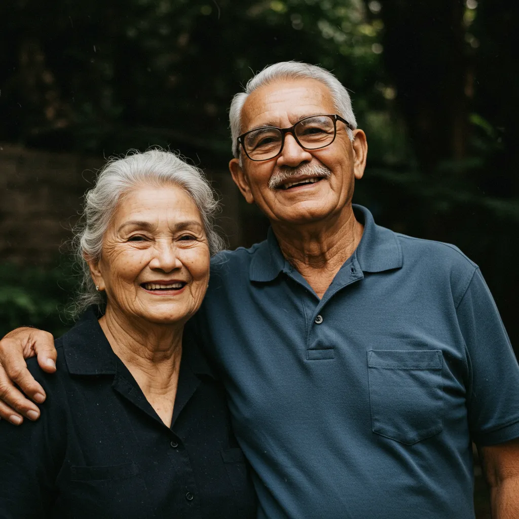 Foto de los padres de la novia