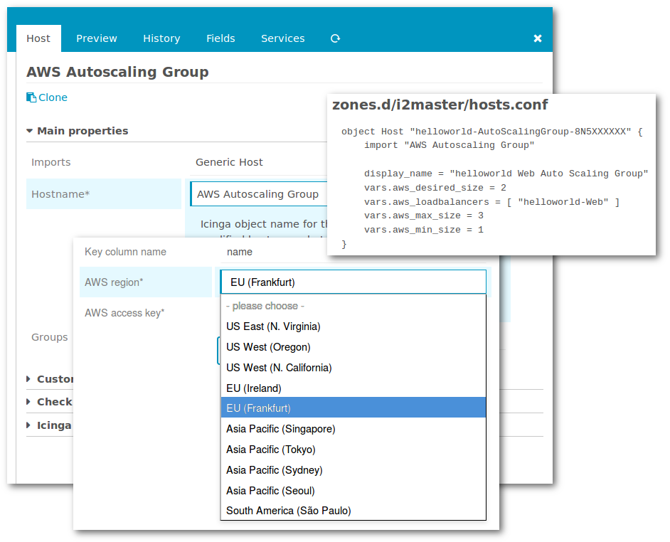 AWS module for Icinga Web 2