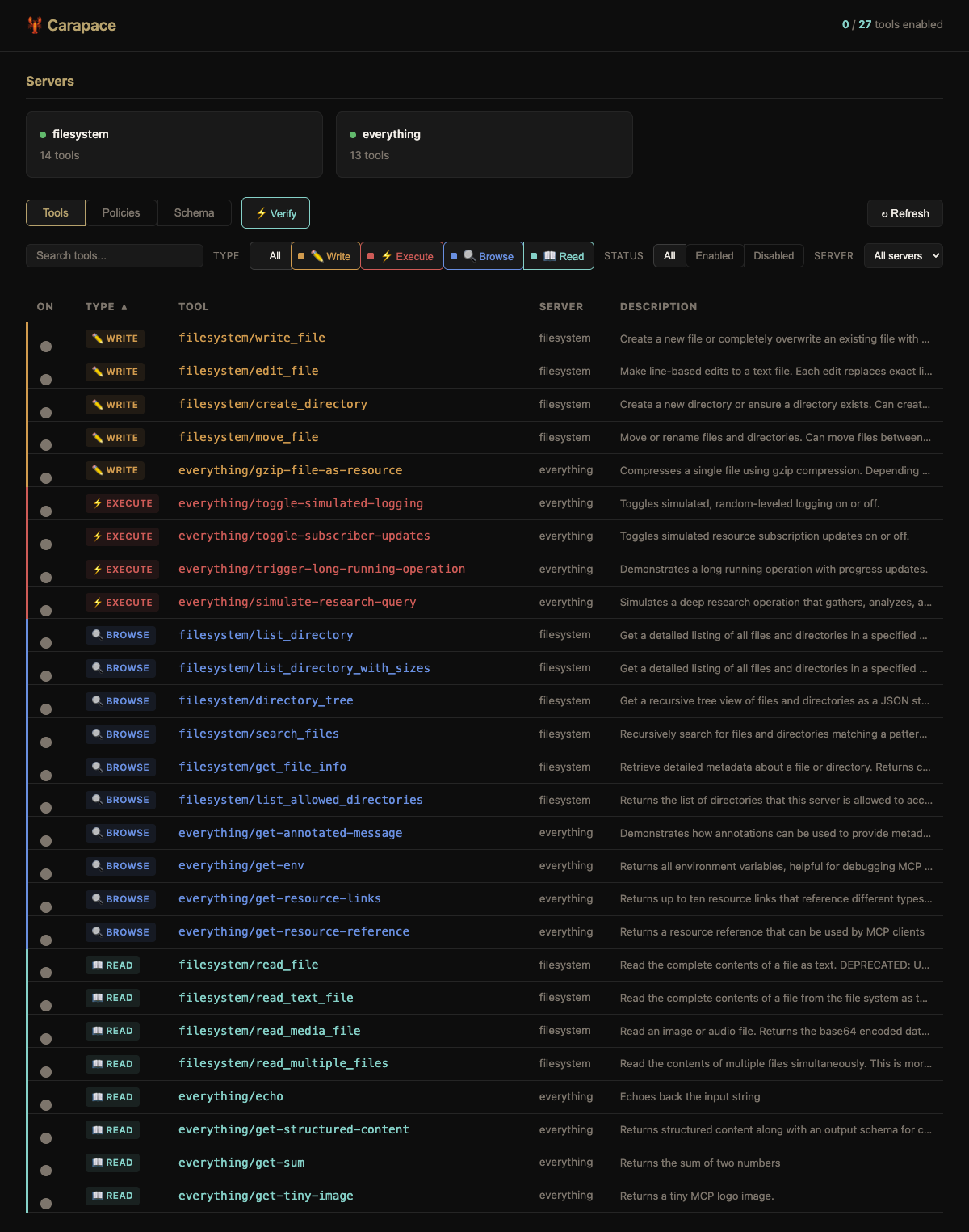 Tools Overview