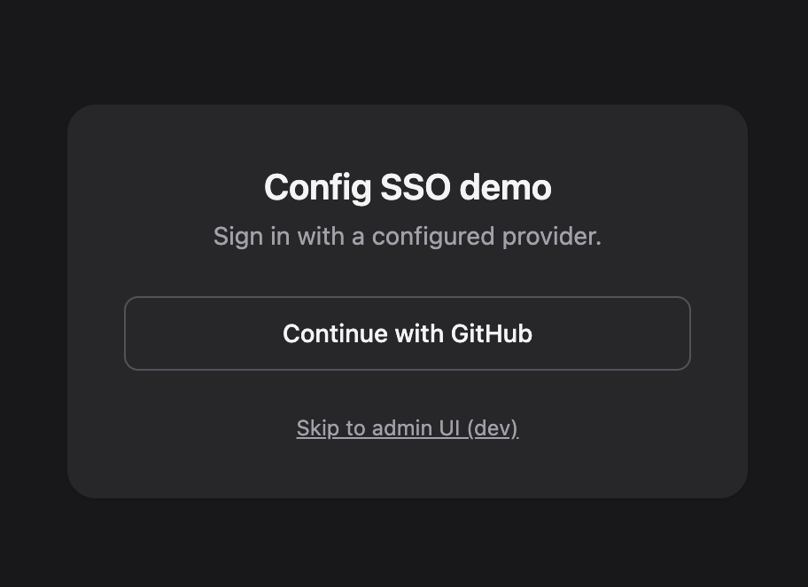 Login buttons