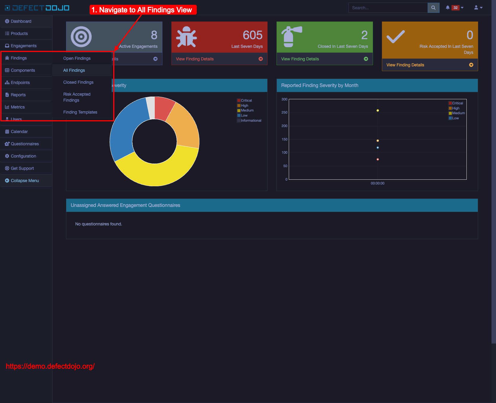 How-To Create an All Active Findings Filter - Step 1