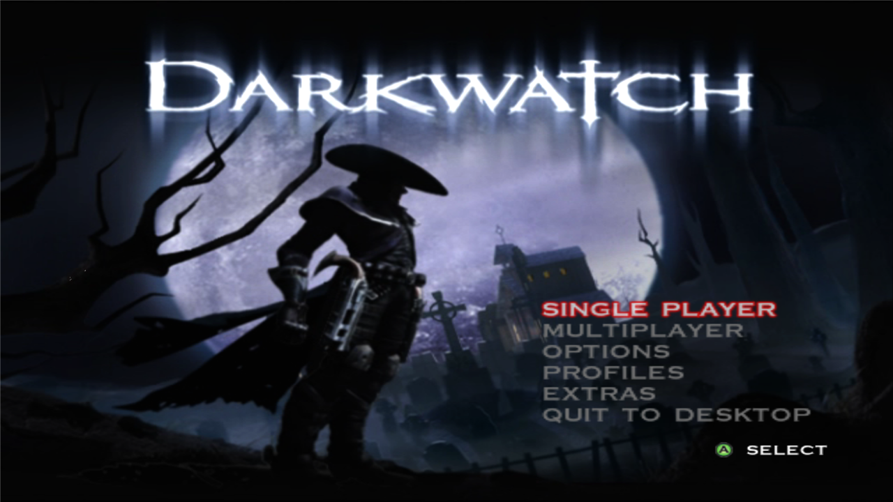 The main menu, with QUIT TO DESKTOP