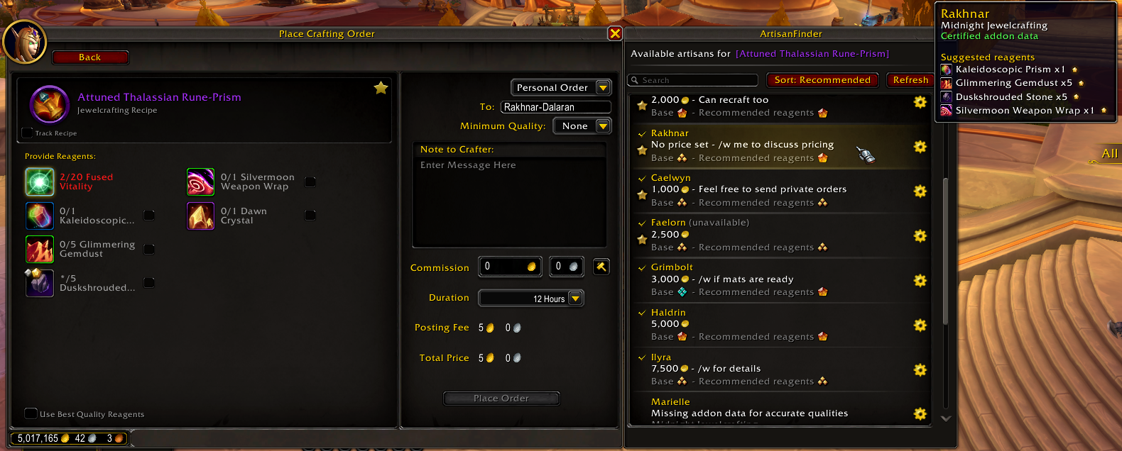 ArtisanFinder customer view