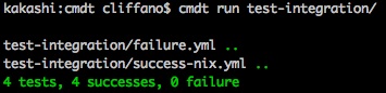 Success with directory arg screenshot