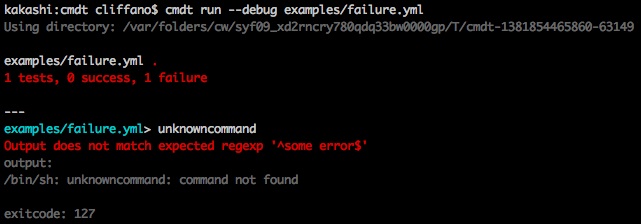 Failure with file arg on debug mode screenshot